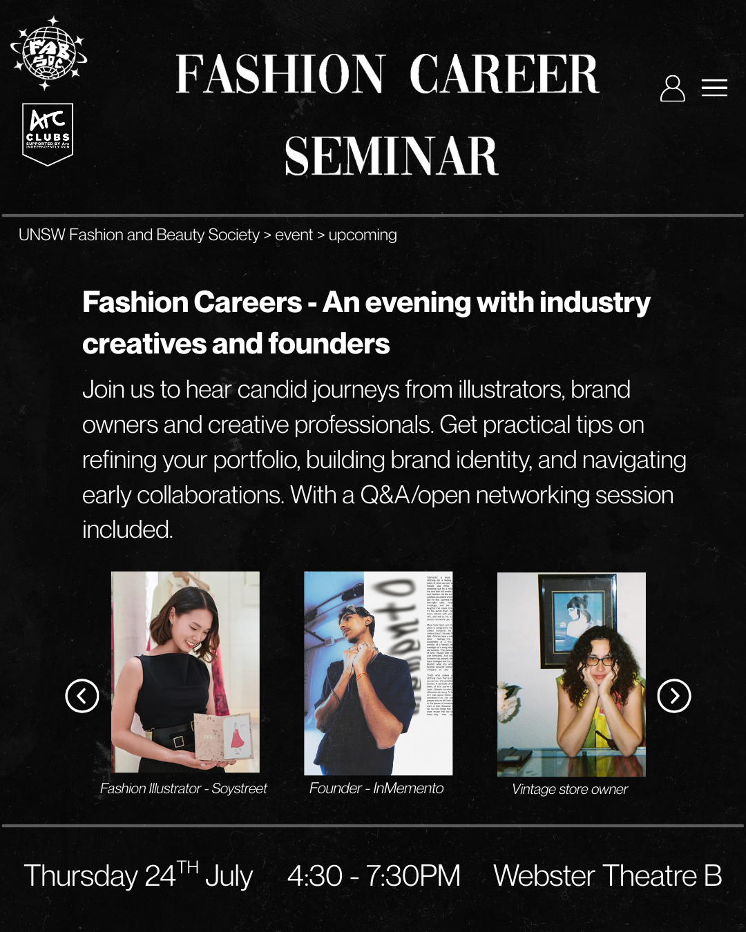 FABSOC Presents Career Seminar